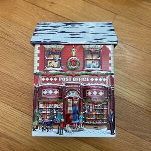 Harry London Chocolates Christmas Village Series "Post Office" Tin